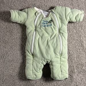 Baby Merlin Magic Green Sleepsuit Size Large
